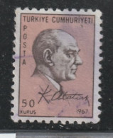 TURQUIE 918 // YVERT 1848 // 1967 - Used Stamps