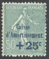 France Sc# B25 MH 1927 50c + 25c Sower - Unused Stamps