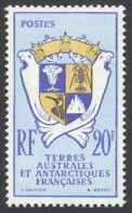 French Southern & Antarctic Terr. Sc# 15 MNH 1959 Coat Of Arms - Neufs