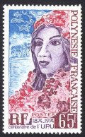 French Polynesia Sc# 284 MNH 1974 Polynesian Woman And UPU Emblem - Neufs