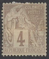 French Colonies Sc# 48 MH 1881-1886 4c Commerce - Sonstige & Ohne Zuordnung