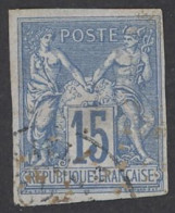 French Colonies Sc# 42 Used Type II 1878-1880 15c Peace & Commerce - Other & Unclassified