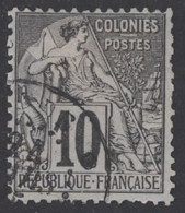 French Colonies Sc# 50 Used (a) 1881-1886 10c Commerce - Andere & Zonder Classificatie