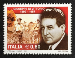 2007 - Italia - Giuseppe Di Vittorio ( 1892-1957 ) E.0,60 - 2001-10:  Nuovi