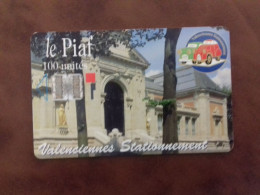 PIAF  /  VALENCIENNES DU 05/1998 - PIAF Parking Cards