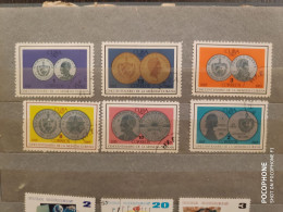 1965 Cuba	Coins (F42) - Used Stamps