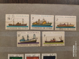 1964  Cuba	Ships (F42) - Used Stamps