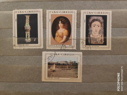 1966  Cuba	Paintings (F42) - Gebruikt