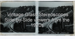 Vintage Glass Stereoscopes Side-by-Side Viewers From The 1920s 3d DINAN ET VIADUC DE LANVALLAY - Glass Slides