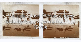 Vintage Glass Stereoscopes Side-by-Side Viewers From The 1920s 3d TONKIN VIETNAM ASIA - Glass Slides