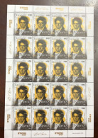P) 2020 ARGENTINA, 250TH ANNIVERSARY BIRTH OF LUDWIG VAN BEETHOVEN, FULL SHEET, MNH - Other & Unclassified