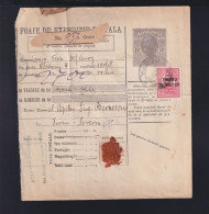 Rumänien Romania Geldanweisung 1915(2) - Lettres & Documents