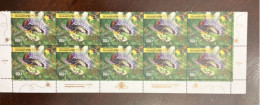 P) 2022 ARGENTINA, MERCOSUR ISSUE, BENEFICIAL INSECTS, CARPENTRY BEE, BLOCK OF 10, MNH - Altri & Non Classificati