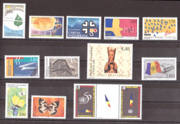 Andorre - Année Complète 1995 - N° 454 à 466 - Neufs ** - 13 Tp - Annate Complete