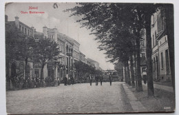 Cpa German Postcard Memel Obere Marktstrasse Lithuania WW1 Guerre 14-18 - Lithuania