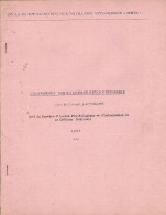 Conférence Sur La Guerre Révolutionnaire Par Le Colonel Lacheroy - ESAA Nimes 1957 - Other & Unclassified