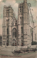 BELGIQUE - Bruxelles - Eglise Sainte Gudule - Carte Postale Ancienne - Marktpleinen, Pleinen