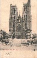 BELGIQUE - Bruxelles - Eglise Sainte Gudule - Carte Postale Ancienne - Expositions Universelles