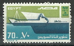 Egypt - 1980 - ( Opening Of Suez Canal Third Branch ) - MNH (**) - Ungebraucht