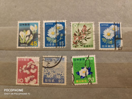 Japan	Flowers (F42) - Used Stamps