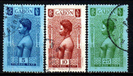 Gabon  - 1932  - Tb Taxe N° 23/24/26   - Oblit - Used - Timbres-taxe