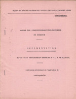 Documentation Sur La Guerre Révolutionnaire Menée Par Le FLN En Algérie - ESAA Nimes 1958 - 5 Fascicules - Other & Unclassified