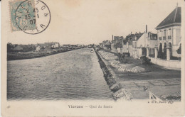 VIERZON (18) - Quai Du Bassin - 1907 - état Correct - Vierzon