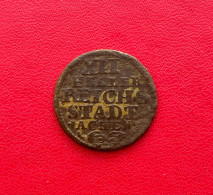 Monnaie De 12 Heller "REICHS STADT ACHEN" 1758 - Collections