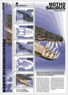 NETHERLANDS 2023 FAUNA Prehistoric Animals II NOTHOSAURUS - Fine S/S MNH - Neufs