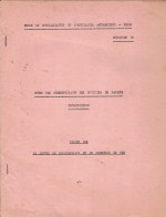 Documentation Sur Le Projet Sur Le Centre De Renseignement Et De Direction De Tir - ESAA Nimes 1958 - Otros & Sin Clasificación