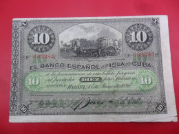 6886 - Cuba 10 Pesos 1896 - P-49d - Cuba