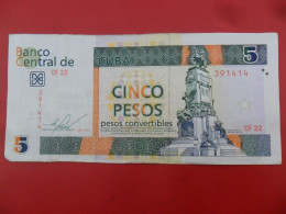 7588 - Cuba 5 Pesos 2011 Foreign Exchange Certificates - P-FX48d - Cuba