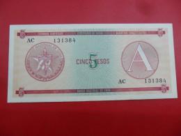 6787 - Cuba 5 Pesos 1985 Foreign Exchange Certificates - P-FX3 - Cuba