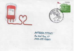 Portugal , Blood Donor 2014 Commemorative Postmark ,  Dadores Sangue Beira Interior Sul , Blood Donation , Alcains - Autres & Non Classés