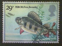 Great Britain, Scott #1014, Used(o), 1983, River Fish: Perch, 29p, Multicolored - Usati