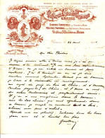 FACTURE.06.GRASSE.PARFUMERIE NATIONALE HYGIENIQUE.ESSENCES CONCENTRÉES POUR PARFUMEURS & DISTILLATEURS. - Chemist's (drugstore) & Perfumery