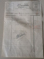 Luxembourg Facture, Edy Hausemer, Differdange 1928 - Luxemburgo
