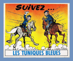 LAMBIL & CAUVIN - AUTOCOLLANT "TUNIQUES BLEUES" - SUIVEZ... (DUPUIS) - Aufkleber