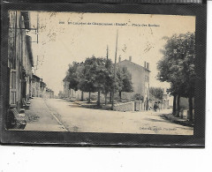 69-SAINT-LAURENT-de-CHAMOUSSET -Une Vue Animée D'un Attelage Plaçe Des ROCHES - Saint-Laurent-de-Chamousset