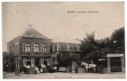 Avenue De La Gare Et Café De La Gare - Boves