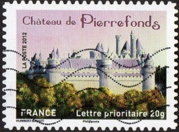 France Autoadhésif Oblitération Moderne N°  734  - Châteaux Et Demeures Historiques II - Pirrefonds +2 Adh Mon Choix - Usados