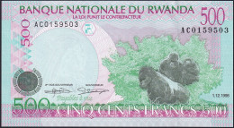 RWANDA - 500 Francs / Amafaranga 01.12.1998 UNC P.26 A - Rwanda