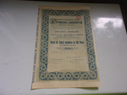 Manufacture De Tabacs TIROU DIRICQ (500 Francs) - Other & Unclassified