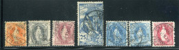 Switzerland 1862-78. Standing HELVETIA +  25 Cent UPU - USED - A Selection Of 7 Stamps - Oblitérés