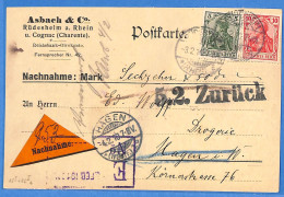 Allemagne Reich 1910 Carte Postale De Rudesheim (G23330) - Storia Postale