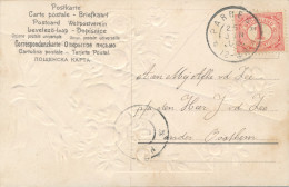 Nederland - 1908 - 1c Cijfer Op Ansicht Van GR PARREGA Naar Oosthem - Storia Postale