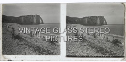 Vintage Glass Stereoscopes Side-by-Side Viewers From The 1920s 3d Les Falaises D'Etretat - Glass Slides