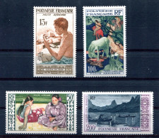 RC 25822 POLYNÉSIE COTE 85,50€ PA N° 1 / 4 PREMIERE SÉRIE POSTE AERIENNE NEUF ** MNH TB - Unused Stamps