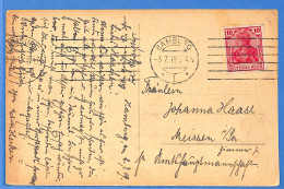 Allemagne Reich 1919 Carte Postale De Hamburg (G23339) - Cartas & Documentos
