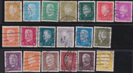 Deutsches Reich  -     Michel   -  19 Marken       -   O        -    Gestempelt - Used Stamps